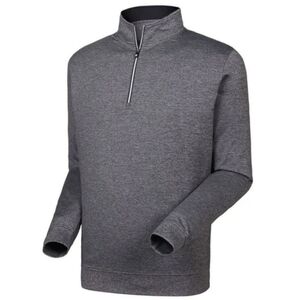 FootJoy 1/2 Zip Golf Pullover Heather Charcoal
